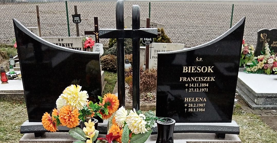 Grób Helena Biesok