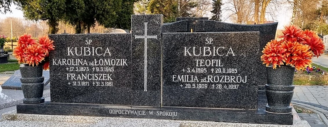 Grób Teofil Kubica