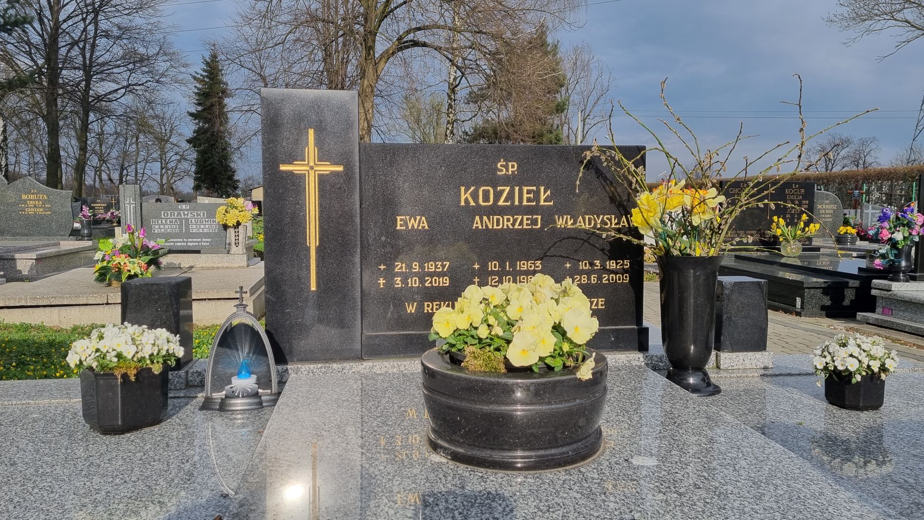 Grób Andrzej Kozieł